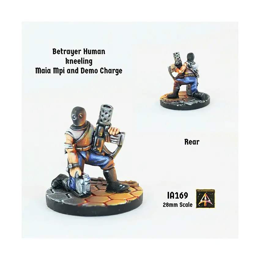 Betrayer Face Mask w/Maia 9.6 Mpi and Demo Charge