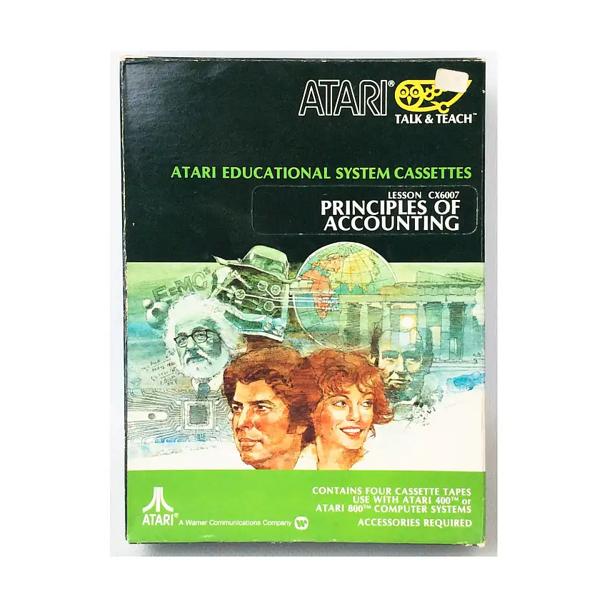 Atari Education System Cassettes - Principles of Accounting