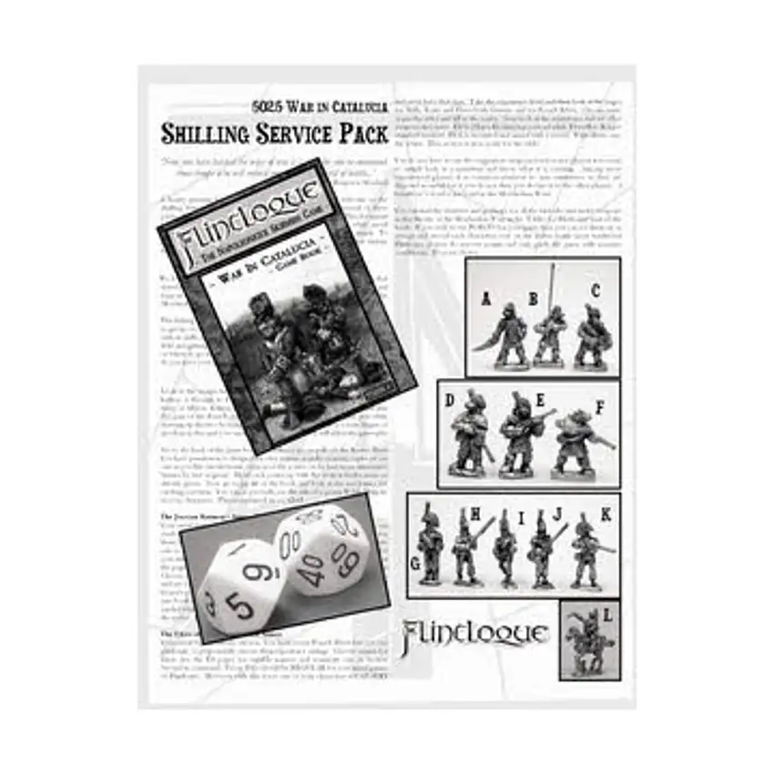 War in Catalucia Starter Set - Shilling Service Pack
