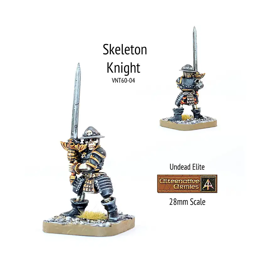 Skeleton Knight Armoured w/Two Handed Sword