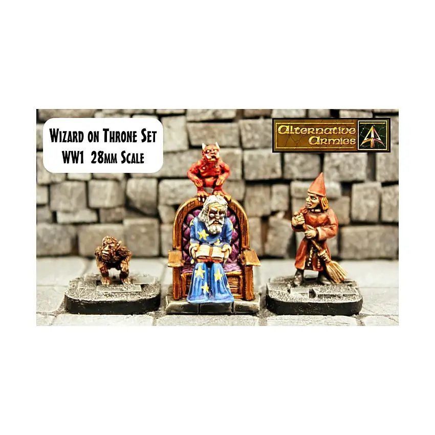 Wizard on Throne Set