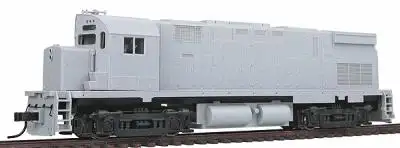 Atlas Model Railroad 10000213 HO Scale Alco C424 Phase III Low Nose Light - Standard DC - Master(R) Silver -- Undecorated
