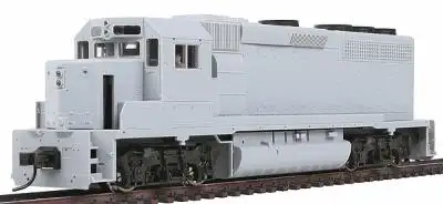Atlas Model Railroad 10000385 HO Scale EMD GP40-2 Phase I - Standard DC - Master(R) Silver -- Undecorated with Standard Nose Headlight