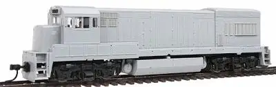 Atlas Model Railroad 10000435 HO Scale GE U30B Phase II Blomberg/FB2 Trucks - Standard DC - Master(R) Silver -- Undecorated (No Nose Light, Includes Blomberg & FB-2 Trucks)