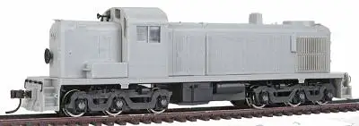 Atlas Model Railroad 10000525 HO Scale Alco RSD4/5, Water-Cooled Exhaust - Standard DC - Classic Silver -- Undecorated