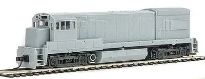 Atlas Model Railroad 10000810 HO Scale GE U23B Low Nose - Standard DC - Master(R) Silver -- Undecorated w/AAR Trucks, No Low Nose Headlight