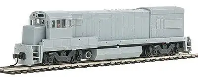 Atlas Model Railroad 10000811 HO Scale GE U23B Low Hood - Standard DC - Master(R) Silver -- Undecorated w/FB-2/Blomberg Trucks, No Nose Headlight