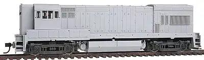 Atlas Model Railroad 10000832 HO Scale GE U23B High Nose - Standard DC - Master(R) Silver -- Undecorated w/AAR Trucks