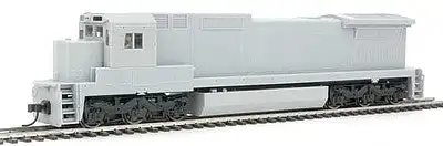Atlas Model Railroad 10002258 HO Scale GE Dash 8-40C Phase II - Standard DC - Master(R) Silver -- Undecorated