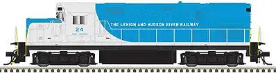 Atlas Model Railroad 10002966 HO Scale Alco C420 Phase 1 Low-Nose, Dynamic Brakes - ESU LokSound and DCC - Master G -- Lehigh & Hudson River 21 (blue, white)