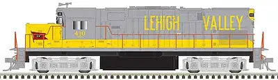 Atlas Model Railroad 10002970 HO Scale Alco C420 Phase 1 Low-Nose, Dynamic Brakes - ESU LokSound and DCC - Master G -- Lehigh Valley 410 (gray, yellow, Flag Logo)