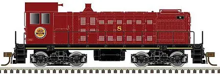 Atlas Model Railroad 10003399 HO Scale Alco S2 - LokSound and DCC - Master(R) Gold -- Chicago Great Western 9 (maroon, Lucky Strike Logo)