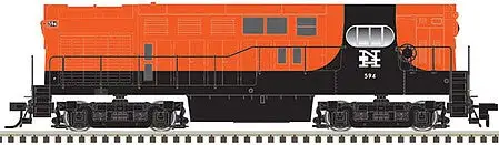 Atlas Model Railroad 10003524 HO Scale FM H16-44 - Standard DC - Master Silver(R) -- New Haven 594 (Post-McGinnis, orange, black)