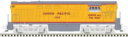 Atlas Model Railroad 10003550 HO Scale FM H15-44 - LokSound and DCC - Master Gold(R) -- Union Pacific 1329 (Armour Yellow, gray, red)