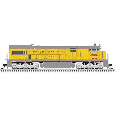 Atlas Model Railroad 10003573 HO Scale GE U30C Low Nose - LokSound and DCC - Master(R) Gold -- Union Pacific 2881 (As Delivered, yellow, gray, red)