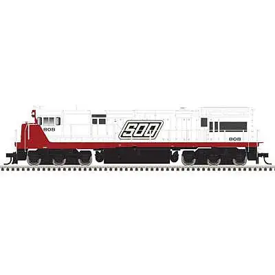 Atlas Model Railroad 10003581 HO Scale GE U30C Low Nose - LokSound and DCC - Master(R) Gold -- Soo Line 808 (white, red, black, Parallelogram Soo)