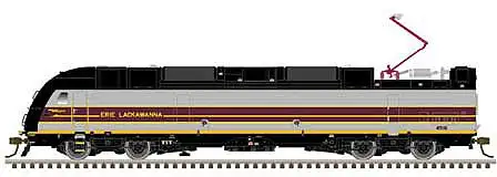 Atlas Model Railroad 10003711 HO Scale Bombardier ALP-45DP Dual Mode - LokSound and DCC - Master(R) Gold -- New Jersey Transit 4519 (Erie Lackawanna Heritage, gray, maroon, yellow)