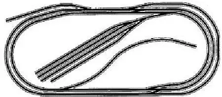 Atlas Model Railroad 11009 N Scale Code 80 Layout Package (Black Ties, Nickel-Silver Rail) -- N-9: Multiple Track Arrangement