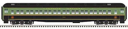 Atlas Model Railroad 20006169 HO Scale Heavyweight Paired-Window Coach - Ready to Run - Master(R) -- Canadian National 5102 (green, black)