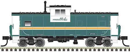 Atlas Model Railroad 20006225 HO Scale Extended-Vision Caboose - Ready to Run - Master(R) -- Air Products & Chemicals APTX 202 (green, yellow)
