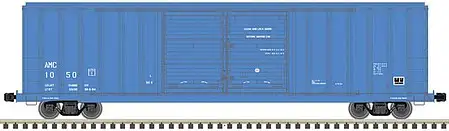 Atlas Model Railroad 20006291 HO Scale FMC 5503 52' Double-Door Boxcar - Ready to Run - Master(R) -- Amador Central 1027 (blue, white)