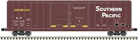 Atlas Model Railroad 20006304 HO Scale FMC 5503 52' Double-Door Boxcar - Ready to Run - Master(R) -- Southern Pacific 246199 (Boxcar Red)