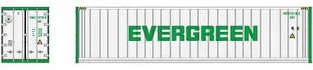 Atlas Model Railroad 20006725 HO Scale 40' Reefer Container 3-Pack - Master(R) -- Evergreen Set 2 EMCU 5321510, 5321551, 5321649 (white, green)