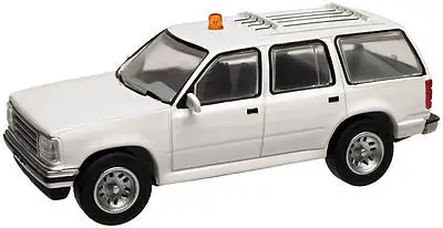 Atlas Model Railroad 30000072 HO Scale 1993 Ford(R) Explorer w/Rotary Beacon (Non-Operating) - Assembled - Master(R) -- Painted, Unlettered (white)
