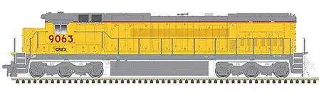 Atlas Model Railroad 40004189 N Scale GE Dash 8-40C - Standard DC - Master(R) Silver -- Citicorp Leasing CREX 9063 (Ex-UP, Armour Yellow, gray)