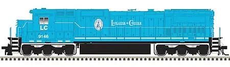 Atlas Model Railroad 40004210 N Scale GE Dash 8-40C - LokSound and DCC - Master(R) Gold -- Lancaster & Chester 9146 (blue, white)