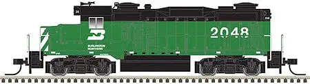 Atlas Model Railroad 40004508 N Scale EMD GP20 - ESU LokSound and DCC - Master(TM) Gold -- Burlington Northern 2048 (Cascade Green, black, white)