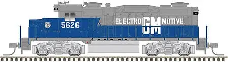 Atlas Model Railroad 40004514 N Scale EMD GP20 - ESU LokSound and DCC - Master(TM) Gold -- Electro-Motive EMD 5627 (Demonstrator, blue, silver)