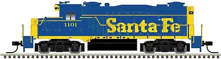 Atlas Model Railroad 40004515 N Scale EMD GP20 - ESU LokSound and DCC - Master(TM) Gold -- Santa Fe 1101 (As-Delivered, blue, yellow)