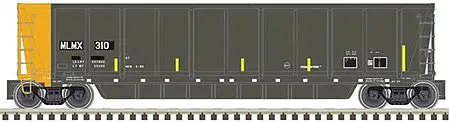 Atlas Model Railroad 50004303 N Scale Coalveyor Bathtub Gondola - Ready to Run - Master(R) -- Metal Management #311 (black, yellow; Yellow Conspicuity Marks)
