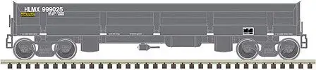 Atlas Model Railroad 50004566 N Scale Difco Side-Dump Car - Ready-to-Run - Master(R) -- Helm Leasing #99025 (gray)