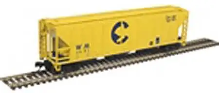 Atlas Model Railroad 50004590 N Scale PS-2 4427 3-Bay Covered Hopper - Ready to Run - Master(R) -- Undecorated