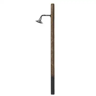 Atlas Model Railroad 60000087 N Scale 45 Degree Angled LED Light on Wooden Pole