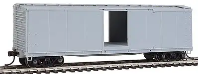 Atlas Model Railroad 64006 HO Scale USRA Steel Rebuilt Boxcar - Ready to Run - Master(R) -- Undecorated (5-5-5 End, 8-Panel, Standard Underframe)