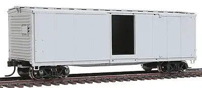 Atlas Model Railroad 64007 HO Scale USRA Steel Rebuilt Boxcar - Ready to Run - Master(R) -- Undecorated (7-8 End, 8-Panel, Fishbelly Underframe)