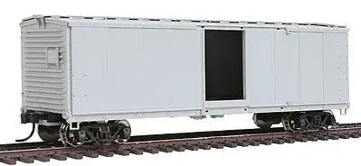 Atlas Model Railroad 64008 HO Scale USRA Steel Rebuilt Boxcar - Ready to Run - Master(R) -- Undecorated (7-8 End, 8-Panel, Standard Underframe)