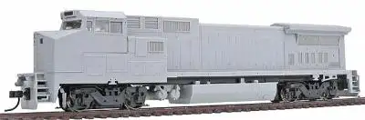 Atlas Model Railroad 7242 HO Scale Master(TM) Silver Series Diesel GE Dash 8-40BW - Standard DC -- Gull-Wing Cab w/Ditch Lights Undecorated