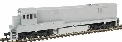 Atlas Model Railroad 7302 HO Scale Diesel GE U30C Phase II Powered - No Decoder -- Undecorated w/Square Cab Headlight