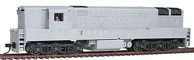 Atlas Model Railroad 7703 HO Scale Master Series Gold Diesel F-M H24-66 Train Master; Powered w/Decoder & Sound -- Undecorated; Phase 1A w/Dual Headlights - Both Ends/Small Number Boards