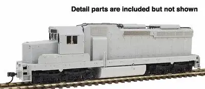 Atlas Model Railroad 7900 HO Scale Master(TM) Series Silver Diesel EMD SD26 w/2-Piece Windshield - Standard DC -- Undecorated