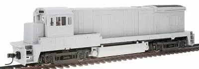 Atlas Model Railroad 8005 HO Scale Master Series Silver Diesel GE B23-7 Powered, DCC-Ready (No Decoder or Sound -- Undecorated Phase II w/Low Nose,w/o Nose Headlight AAR Type B Trucks