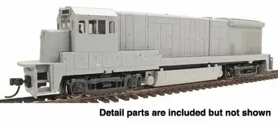 Atlas Model Railroad 8105 HO Scale Master Gold Series Diesel GE B23-7 - Sound & DCC Equipped -- Undecorated Phase II Low Nose w/o Nose Headlight w/AAR Type B Trucks