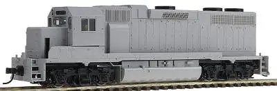 Atlas Model Railroad 9119 HO Scale Diesel EMD GP38 Low Nose Early Version - Powered -- Undecorated w/Paper Air Filter Box & Modified Dynamic Brake Blister