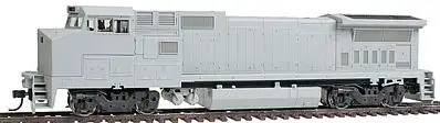 Atlas Model Railroad 9832 HO Scale GE Dash 8-40BW w/Sound & DCC - Master(TM) Gold Series -- Undecorated, Gull-Wing Cab w/Ditch Lights