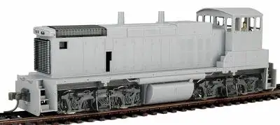 Atlas Model Railroad 9901 HO Scale EMD MP15DC - Standard DC - Master(R) Series Silver -- Undecorated w/Square Air Filter Box