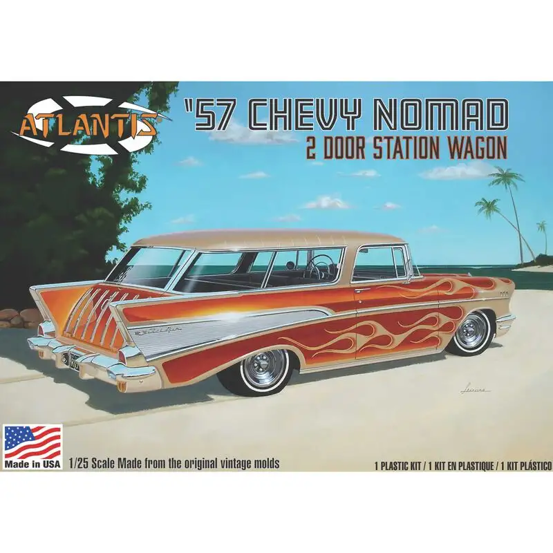 Atlantis 1/25 1957 Chevy Nomad Model Kit